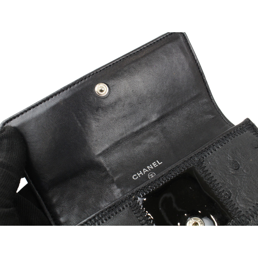Chanel Patchwork Coco Compact Wallet Black Bifold… - image 8